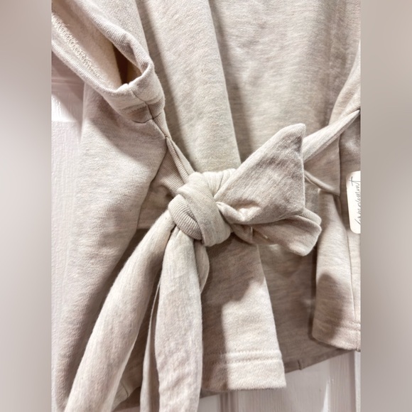 Oatmeal Heather FREE PEOPLE shirt - Picture 2 of 10